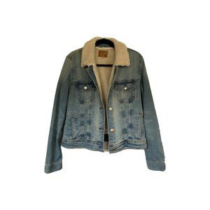 Sherpa-lined Denim Jacket